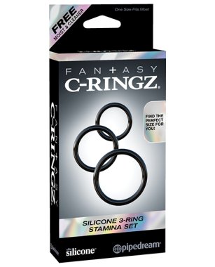 Fantasy C-Ringz Silicone 3-Ring Stamina Set