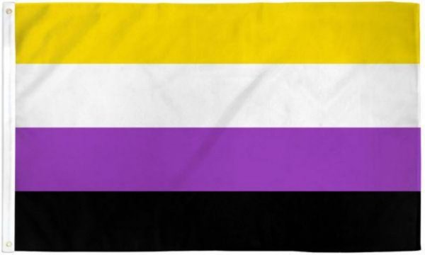 Non-Binary Flag 3\' X5\' Polyester