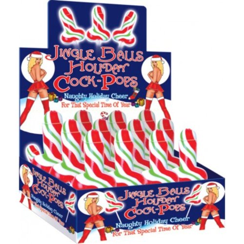 Jingle Ball Cock Pops - 12pc Disp Box