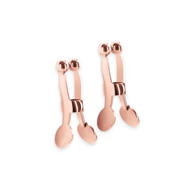 Bound Nipple Clamps - C1 - Rose Gold