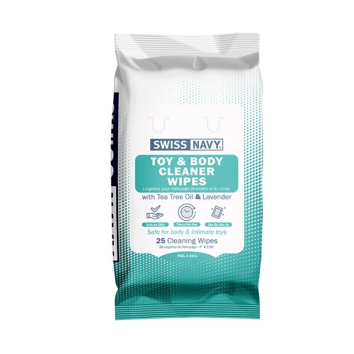 Swiss Navy Toy & Body Cleaner Wipes 25ct
