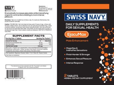 SWISS NAVY EJACU MAX FOR HIM 2CT