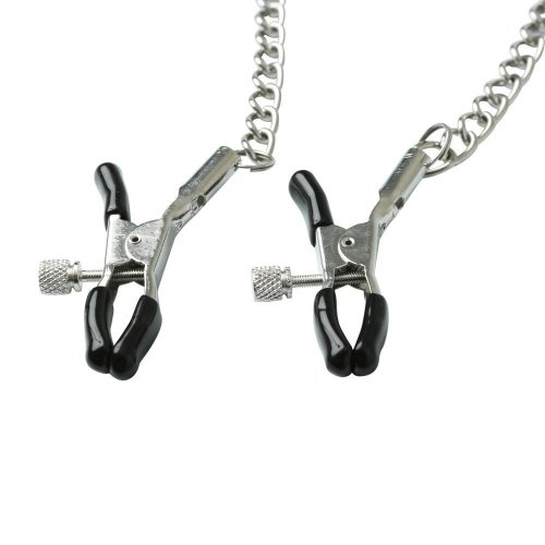 SEX & MISCHIEF CHAINED NIPPLE CLAMPS