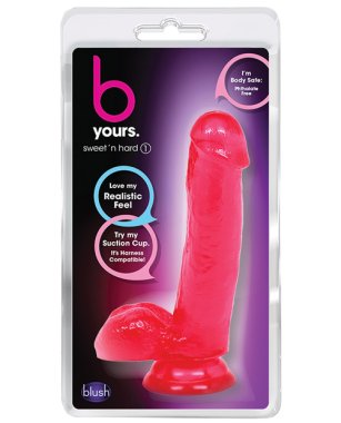 Blush B Yours Sweet n Hard 1 w/Suction Cup - Pink