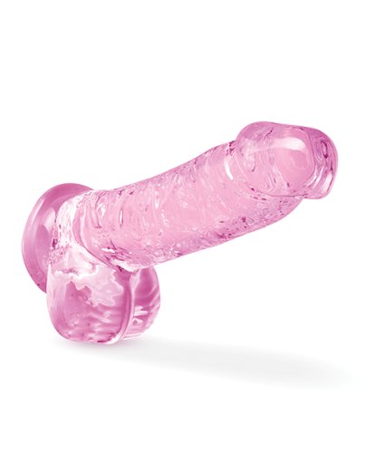 Blush Naturally Yours 6\" Crystalline Dildo - Rose