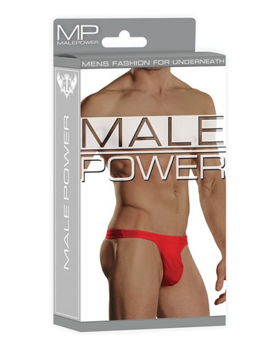 Male Power Bong Thong Red L/XL