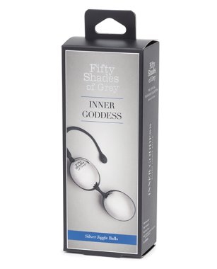 FIFTY SHADES INNER GODDESS SILVER JINGLE BALLS