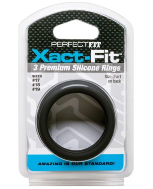 Perfect Fit Xact Fit 3 Ring Kit M/L - Black