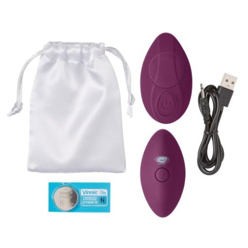 CLOUD 9 PANTY PLEASURES MAGNETIC PANTY VIBE PLUM