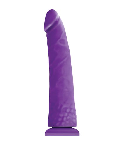 Colours Pleasures Thin 8\" Dildo - Purple