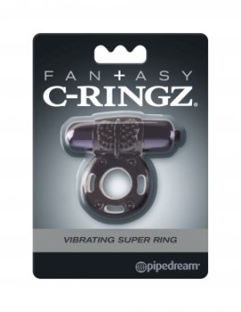 FANTASY C RINGZ VIBRATING SUPER RING BLACK