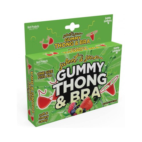 Sweet & Sour Gummy Thong & Bra