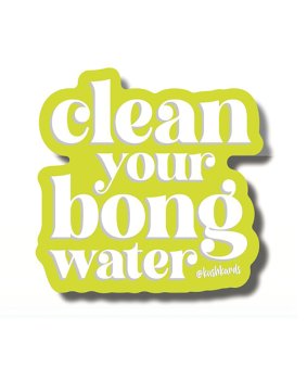 Bong Water Sticker - Pack of 3