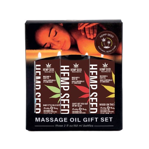 Hemp Seed Winter Massage Oil Gift Set 3