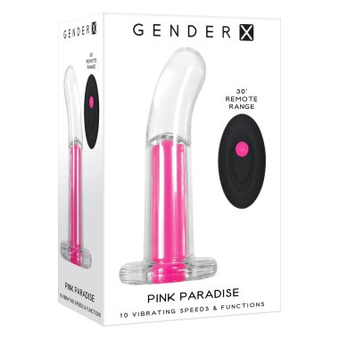 Gender-X Pink Paradise Vibrating Plug