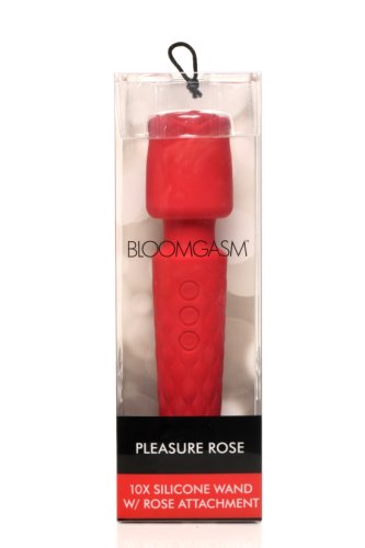 BLOOMGASM PLEASURE ROSE WAND 10X W/ ROSE ATTACHMENT