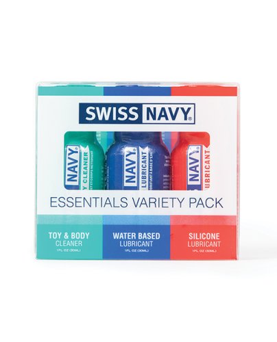 NO ETA Swiss Navy Essentials Variety Pack of 3 - 1 oz