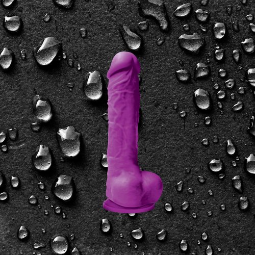 COLOURS PLEASURES 5IN DILDO PURPLE