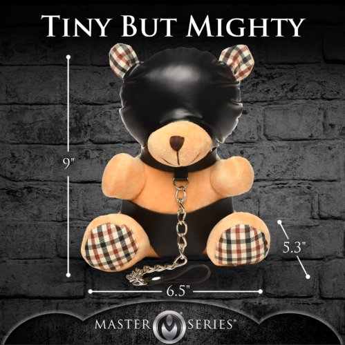 Hooded Bondage Teddy Bear Plush