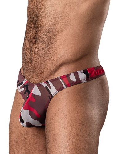 CUMOUFLAGE BONG THONG RED S/M