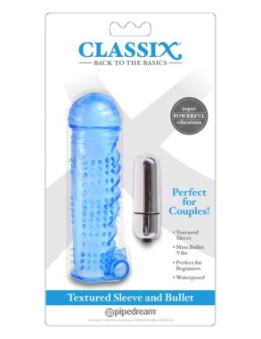 CLASSIX TEXTURED SLEEVE & BULLET BLUE