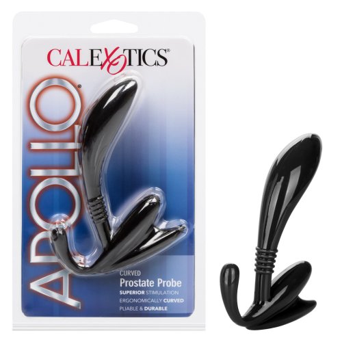 APOLLO CURVED PROSTATE PROBE BLACK