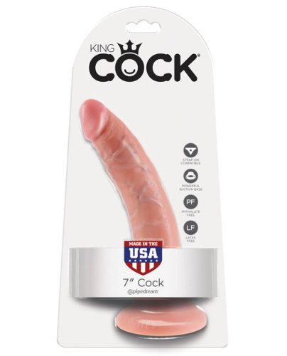 King Cock 7\" Cock - Flesh