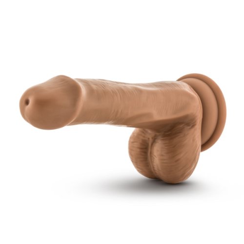 DR. SKIN DR. JEFFREY 6.5IN DILDO W/ BALLS TAN