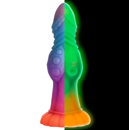 Galactic Cock Alien Glow-In-Dark Dildo