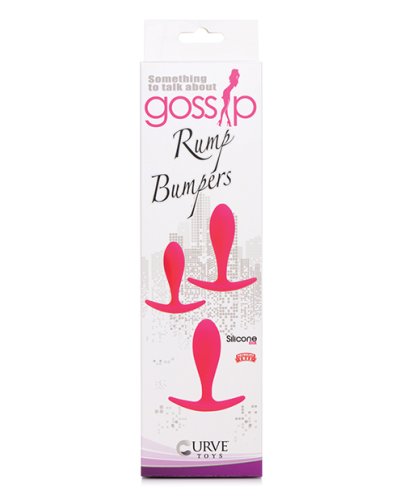 GOSSIP RUMP BUMPERS ANAL TRAINER SET MAGENTA