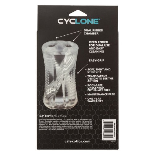 Cyclone Dual Ribbed Frotting Stroker