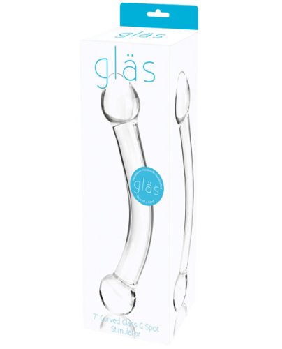 GLAS CURVED GLASS G SPOT STIMULATOR 7 \"