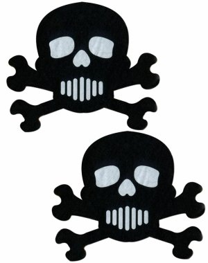 PASTEASE SKULL & CROSSBONES BLACK