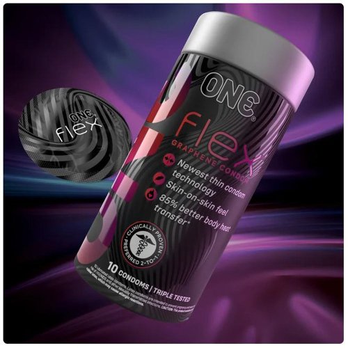 ONE FLEX Graphene Condoms - 10 pk