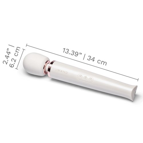 Rechargeable Vibrating Massager - White