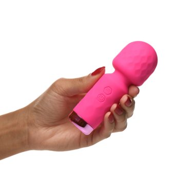 10X Mini Silicone Wand - Pink