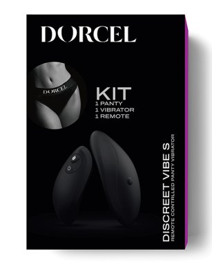 Dorcel Discreet Panty Vibe w/Panty XXL - Black