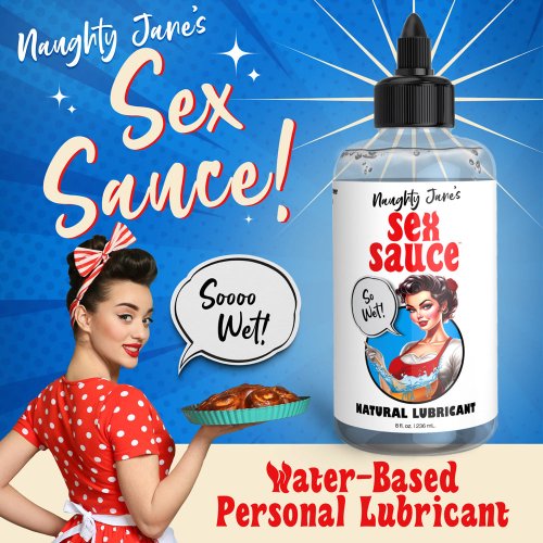 Naughty Janes Sex Sauce Natural Lube 8oz