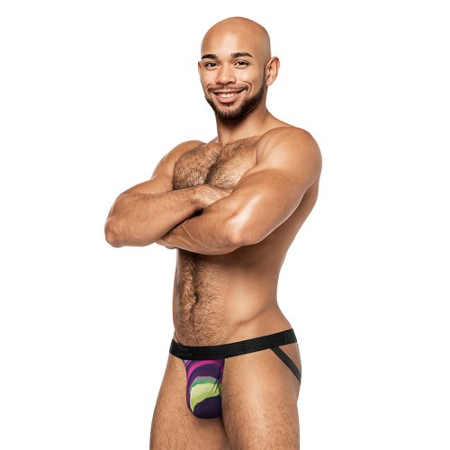 GALACTIC PRINT STRAPPY JOCK S/M