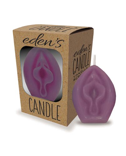 Eden\'s Vagina Candle - Purple - Vanilla