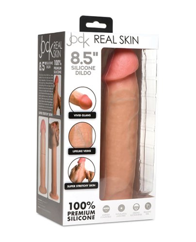 Curve Toys Jock Real Skin Silicone 8.5\" Dildo