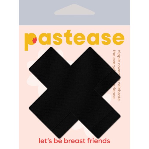 PASTEASE PLUS X FAUX LATEX BLACK CROSSES