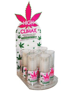 High Climax Female Stimulant w/Hemp Seed Oil - .5 oz Display of 6