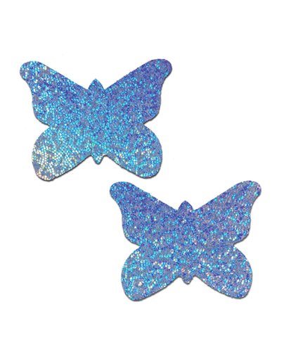 Pastease Premium Glitter Butterfly - Blue O/S