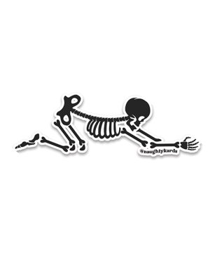 Halloween Bone Over Sticker - Pack of 3