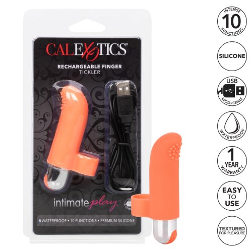 INTIMATE PLAY RECHARGEABLE FINGER TICKLER