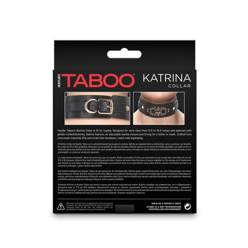 Hustler Taboo - Katrina Collar - Black