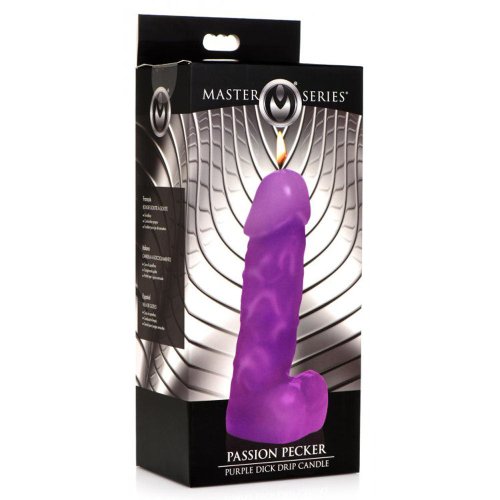 Dark Pecker Drip Candle - Purple