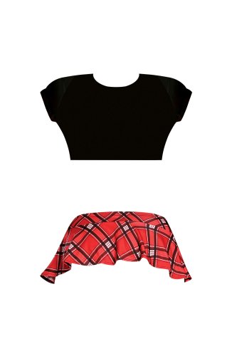 CAMPUS CRUSH RED PLAID LARGE (CHEAP THRILLS)