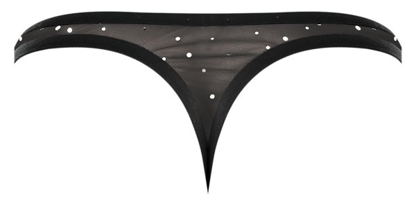 SHOW STOPPER THONG BLACK L/XL